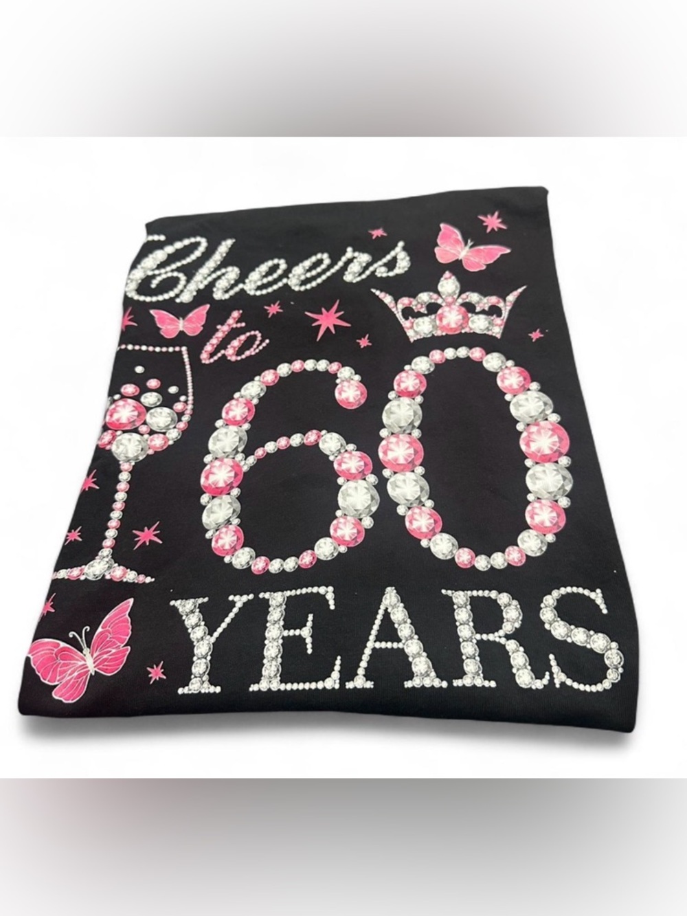 60th birthday black t-shirt XL - Picture 2 of 2